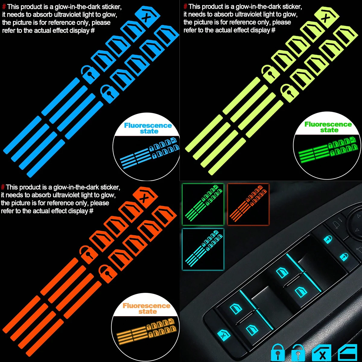 Car Accessories Ebay - 18pcs Car Window Control Button Luminous