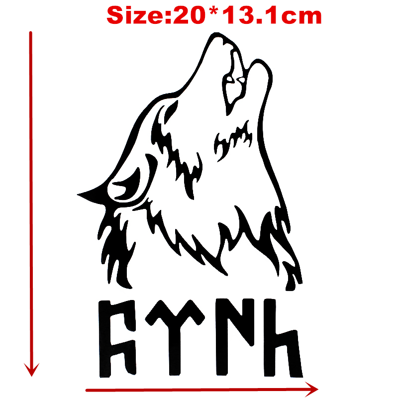 EY-067 Howling wolf and word g - Car Accessories Malaysia 评论和价格