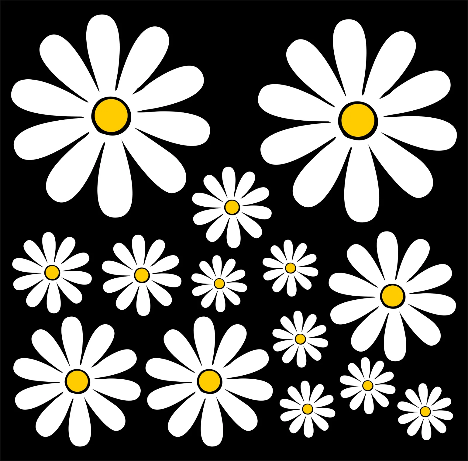 15cm Daisy Exterior Cute, PVC  - Car Accessories On Amazon 评论和价格
