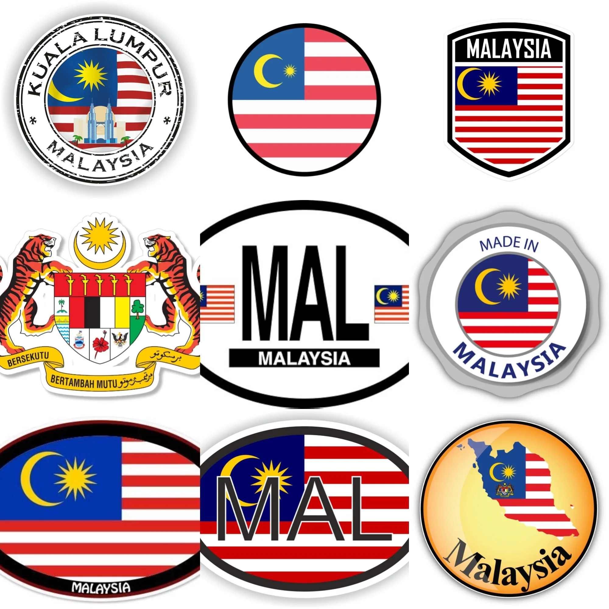 Malaysia MAL Flag Emblem Creat - Car Accessories Malaysia 评论和价格