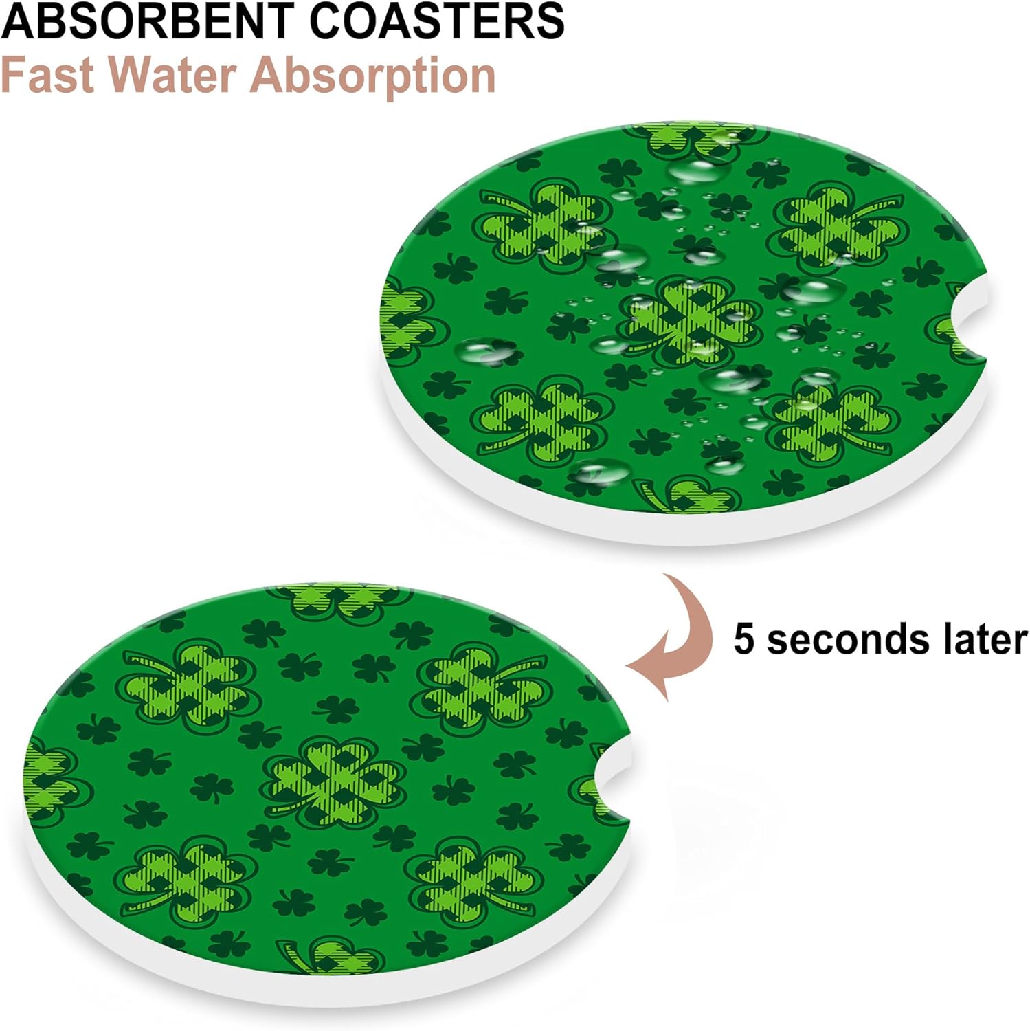 Car Coaster for Cup Holders,Gr - Car Accessories Cork 评论和价格