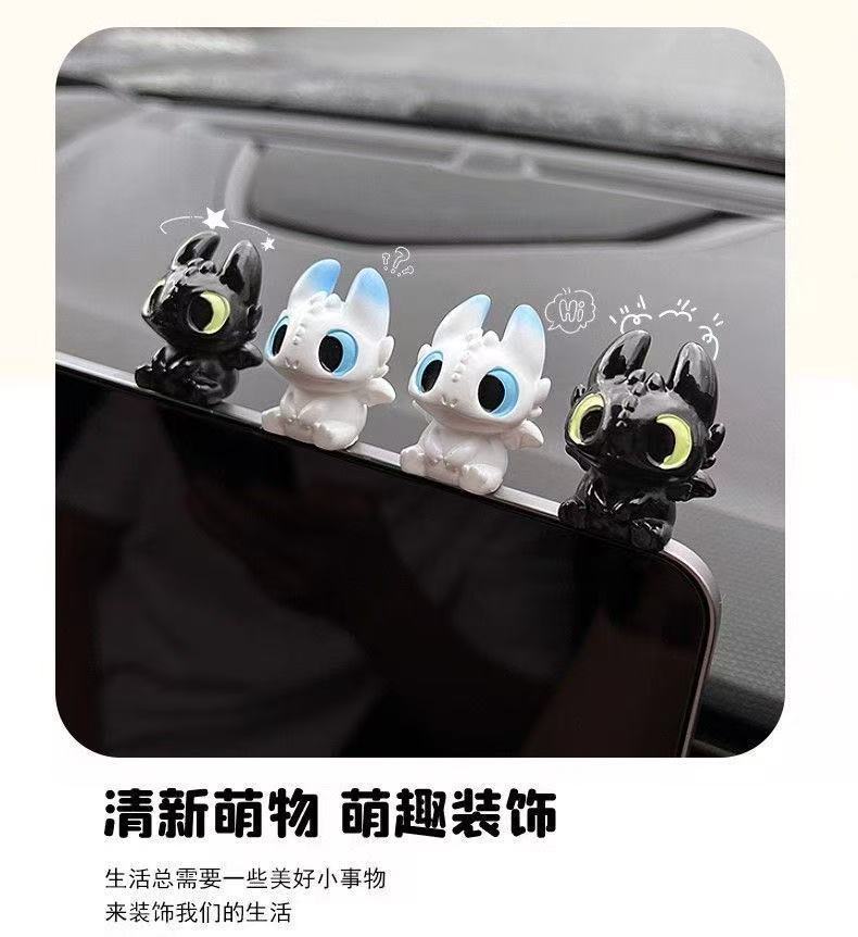Cute toothless baby doll figur - Car Accessories For Decoration 评论和价格