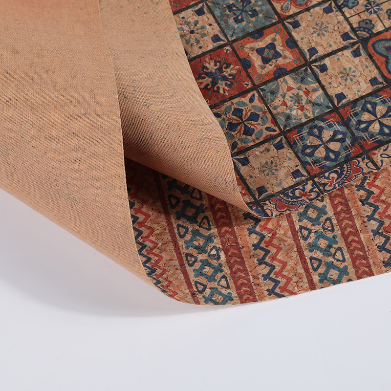 Cork Printed PU Leather Fabric - Car Accessories Cork 评论和价格