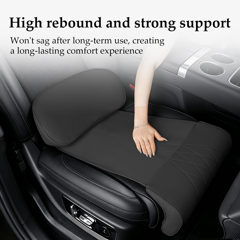 Nappa Leather Leg Support Exte - Car Seat Cushion Memory Foam 评论和价格