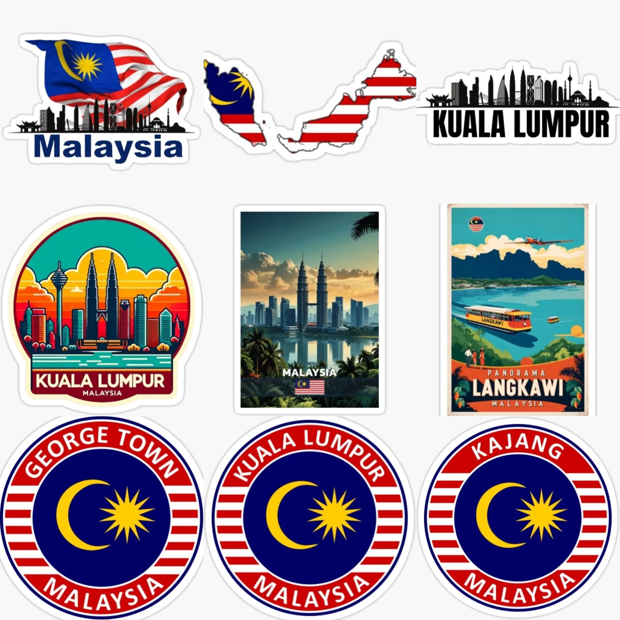 Malaysia Flag Map Emblem Scene - Car Accessories Malaysia 评论和价格