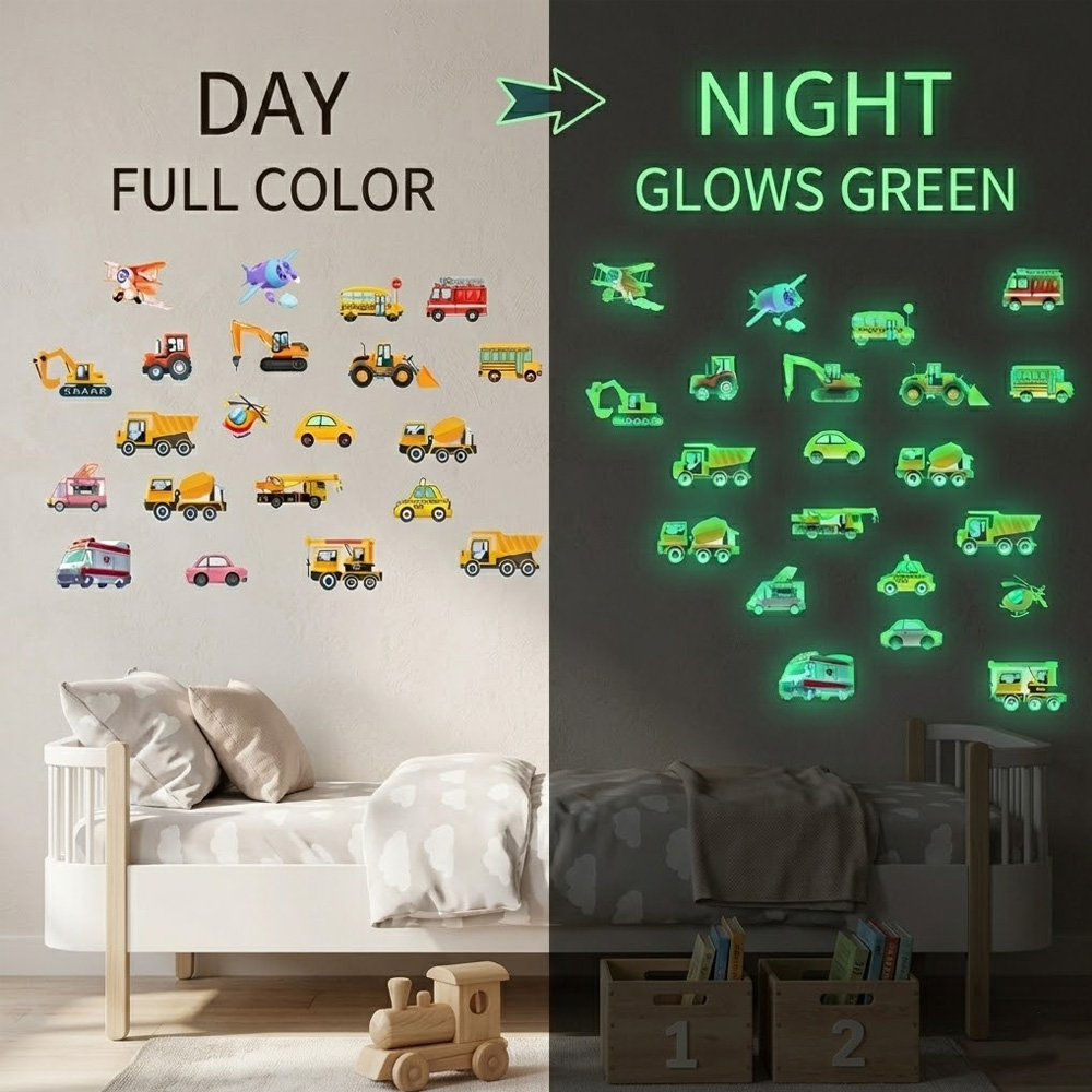 Luminous Car Wall Sticker 21Pc - Car Accessories Ebay 评论和价格