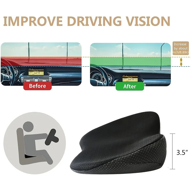 2-in-1 Memory Foam Car Seat Cu - Car Seat Cushion Memory Foam 评论和价格
