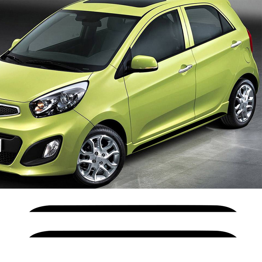 2PCS Car Side Door Skirt Strip - Car Accessories Ebay 评论和价格