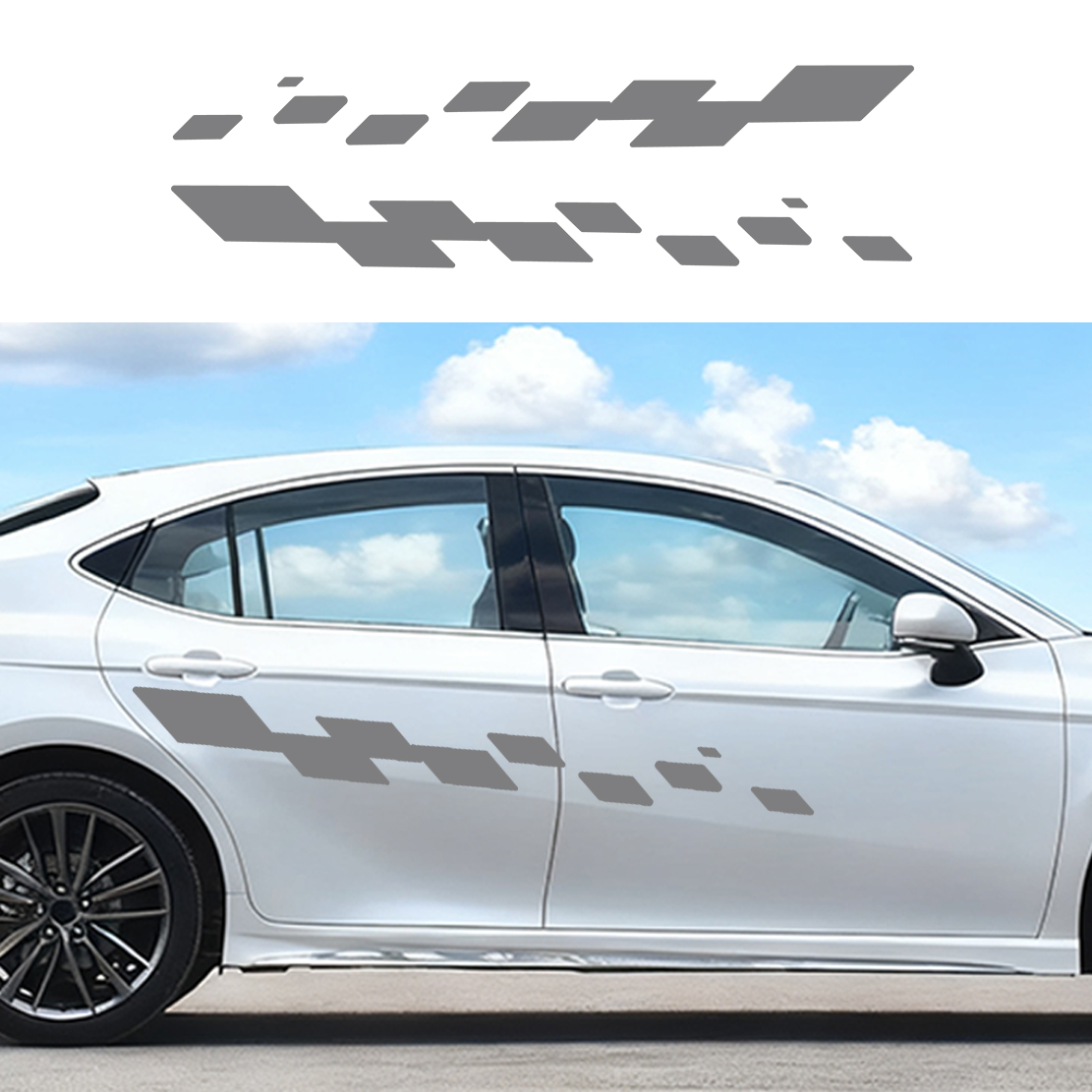 2pcs Car Door Decals Racing Ch - Car Accessories Ebay 评论和价格