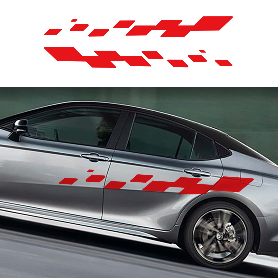 2pcs Car Door Decals Racing Ch - Car Accessories Ebay 评论和价格